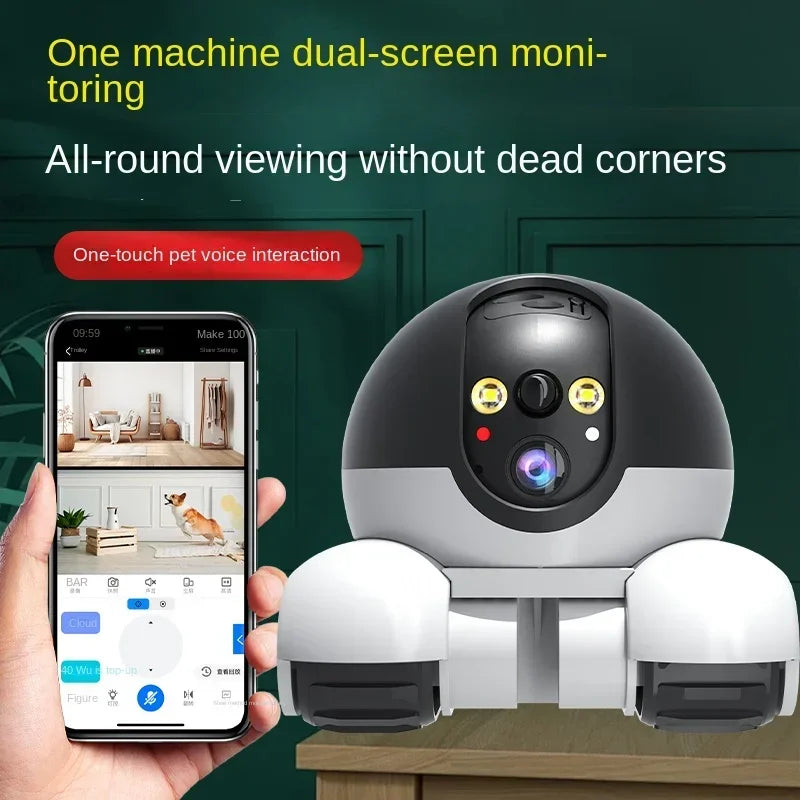 1080P HD WIFI Camera PTZ IP Security Protection Surveillance Camera Auto Tracking Baby Pets Monitor Smart Home Robot Cameras Vue