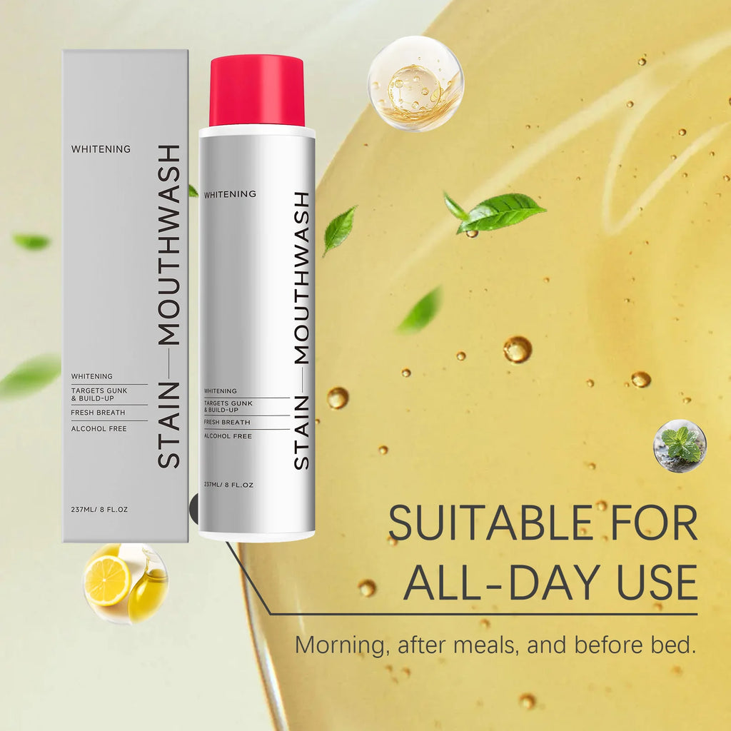Premium Mouthwash, Gentle Oral Cleansing, Long-lasting Freshness, Bad Breath Care, Refreshing Portable Daily Mouthwash Vue