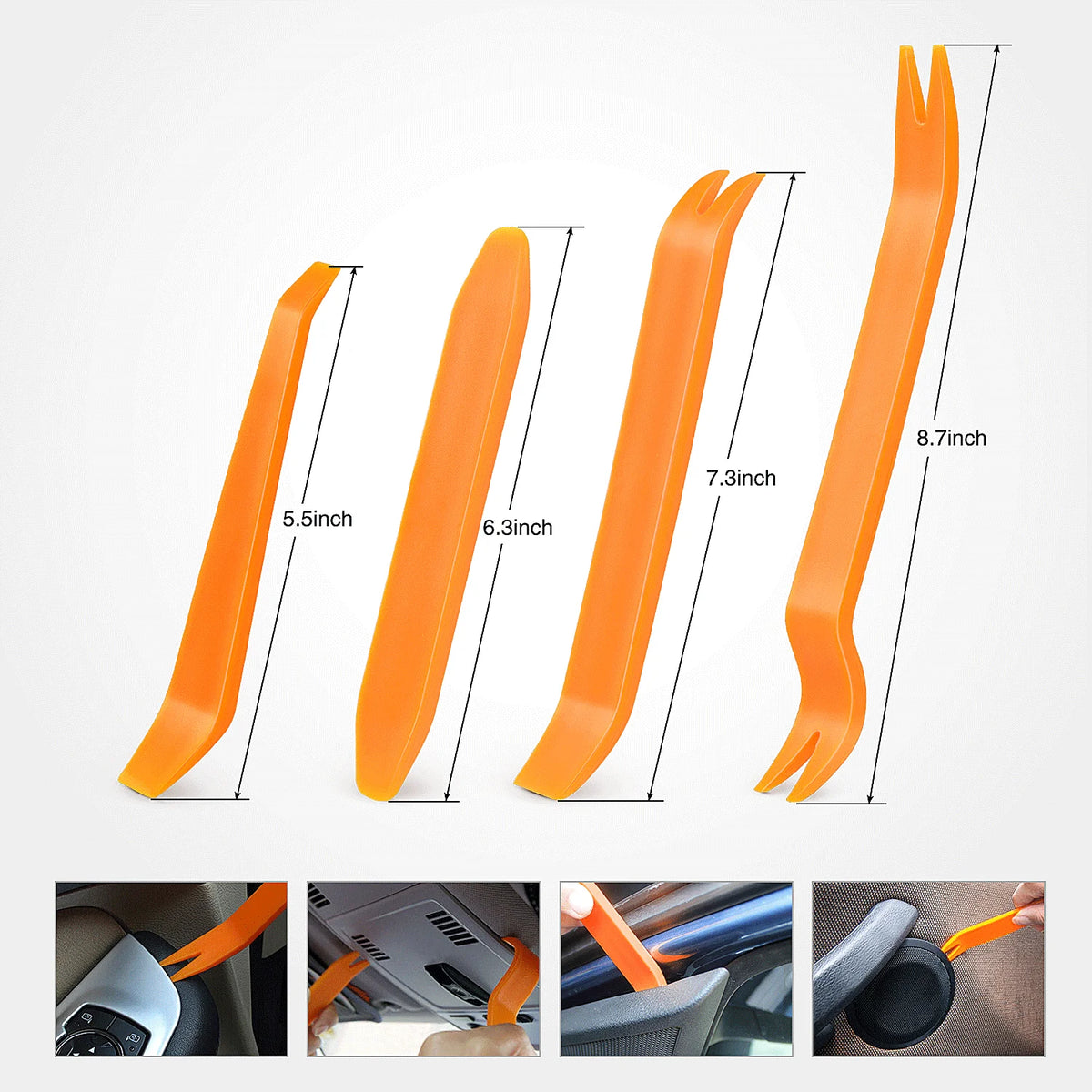 Nilight 415 Pcs Car Retainer Clips & Fastener Remover - 18 Most Popular Sizes Auto Push Pin Rivets Set - Door Trim Panel Compatible with GM Ford Toyota Honda Chrysler, Universal Nylon Fastener Clips Kit for Auto Interior Exte Vue