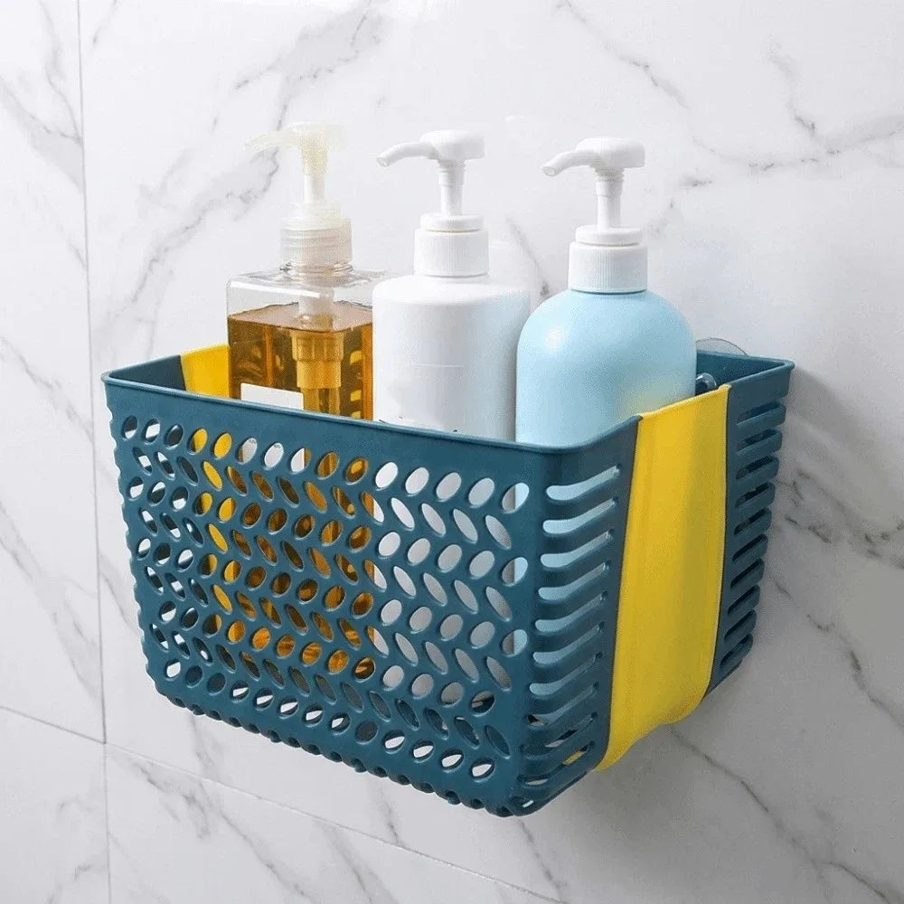 Plastic Poolside Storage Basket Large Hanging Swimming Pool Storage Basket Folding Resistant-proof Above Ground Pool Basket Vue
