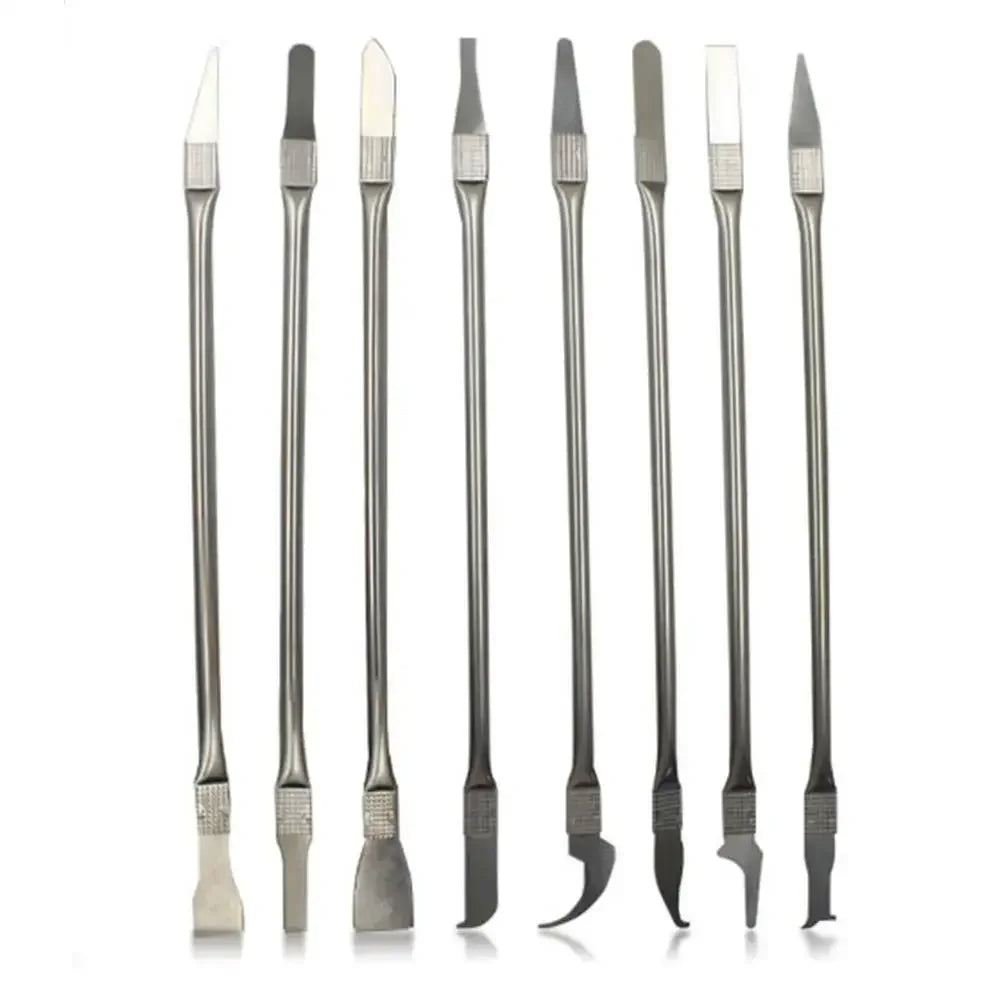 8pcs CPU IC Glue Remover C Chip Repair Phone Repair Tool Thin Blades Piratical Repair Hand Tool For Mobile Phone Computer Vue