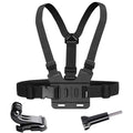 Chest Strap Mount Belt for Gopro Hero 12 11 10 9 8 7 6 Insta360 R X2 DJI OSMO Action Camera Harness for Go Pro Accessories Vue 3Pcs