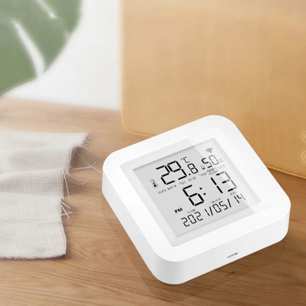 WiFi Smart Thermometer Hygrometer – Alexa & Google Home Smart Climate Sensor Vue