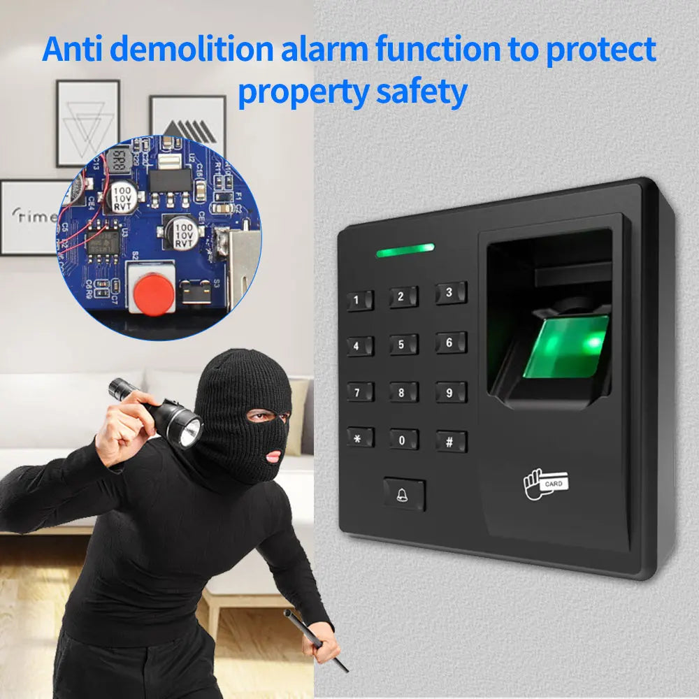 New Quality Biometric Keypad Fingerprint Access Control Machine Digital RFID Card Reader Scanner Sensor For Electric Door Lock Vue