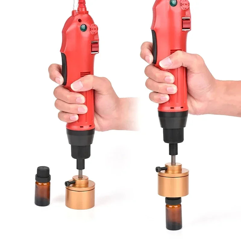 Handheld Electric Bottle Capping Machine | 10-50mm Cap Sealer Electric Bottle Capper Vue