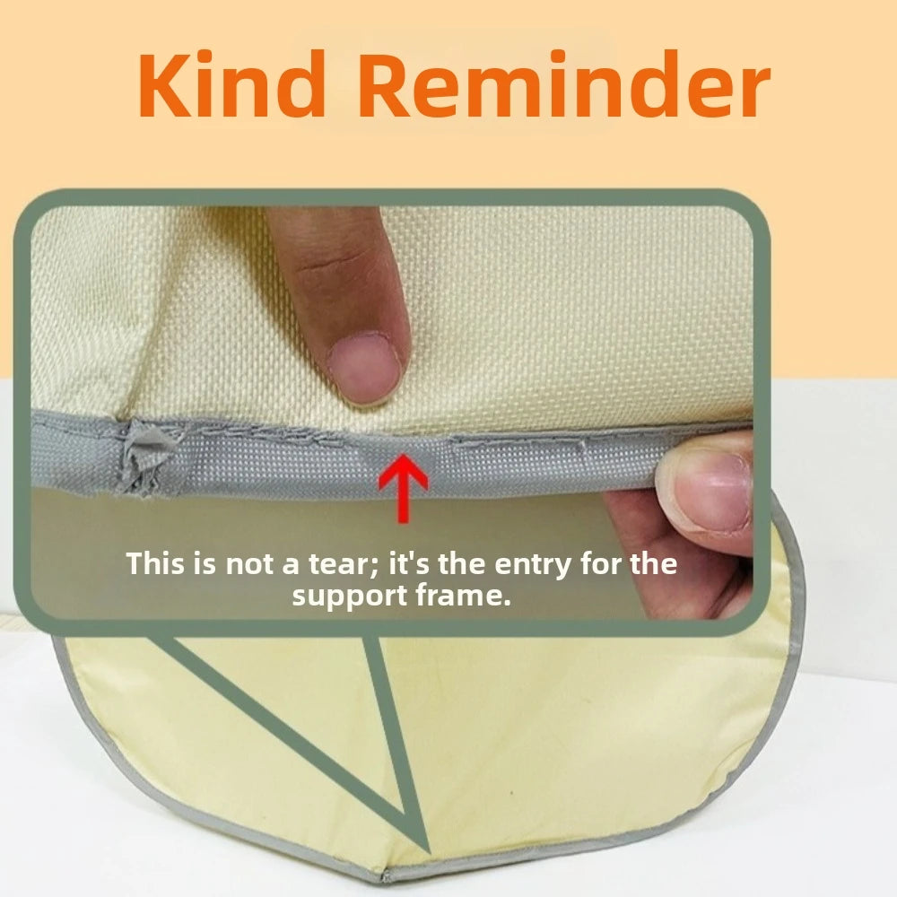 Portable Breathable Foldable Pet Tent Removable Sunproof Cat Sleeping Bed Ventilated Mosquito-Proof Dog Cave Hut Puppy Vue