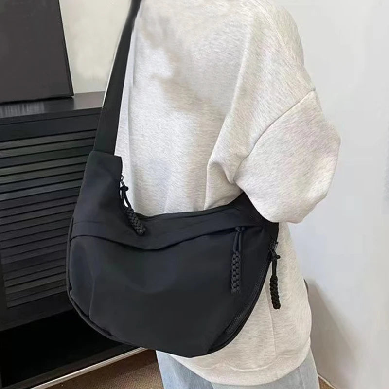 Neutral Shoulder Bag Men Women Suitable Casual Outings Work Use Made