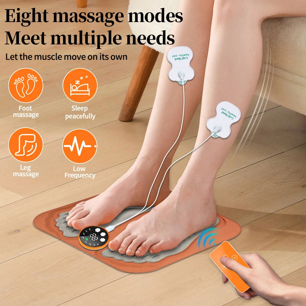 Moajaza 3D EMS Foot Massage Mat – 8 Modes, 29 Levels EMS Foot Massage Mat Vue
