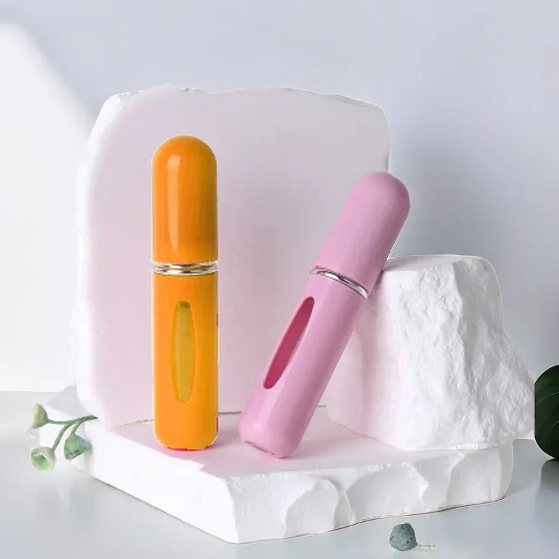 vvocci 3/5/10pcs Press Type Cosmetics Fragrance Spray 5ml ForDispenser Portable Bottle Bottom-fill Perfume Refillable Container Vue