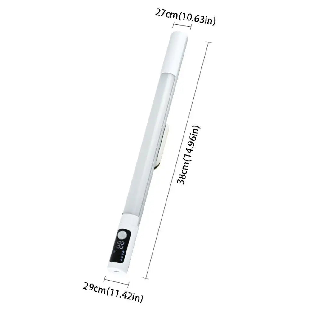 Type C Rechargeable Motion Sensor Light Magnetic USB Rechargeable Desk Lamp Motion Sensor LED Display Under Cabinet Lights Vue