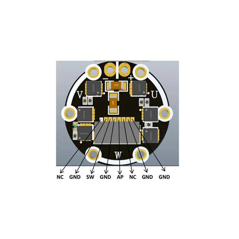 DC7.4V/DC12V/DC21V Brushless Motor Driver Board PWM Motor Speed Controller DC Brushless Motor Governor Motor Driver Module Vue
