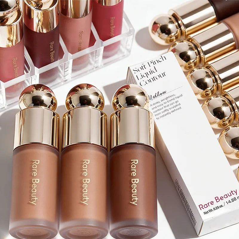 Original Rare Beauty Silky Serene Mellow Liquid Bronzer Shade Face Contour Smooth Highlight Mirror Lasting Natural Shadow Makeup Vue