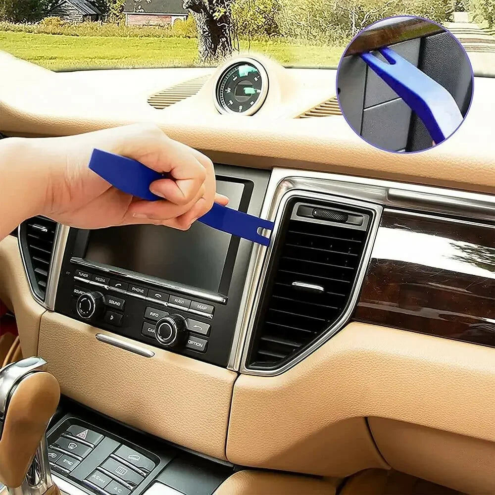 5pcs Car Audio Trim Removal Tool Kit Anti-Scratch Pry Applicable Car Door Panel And Audio Dashboard Vue