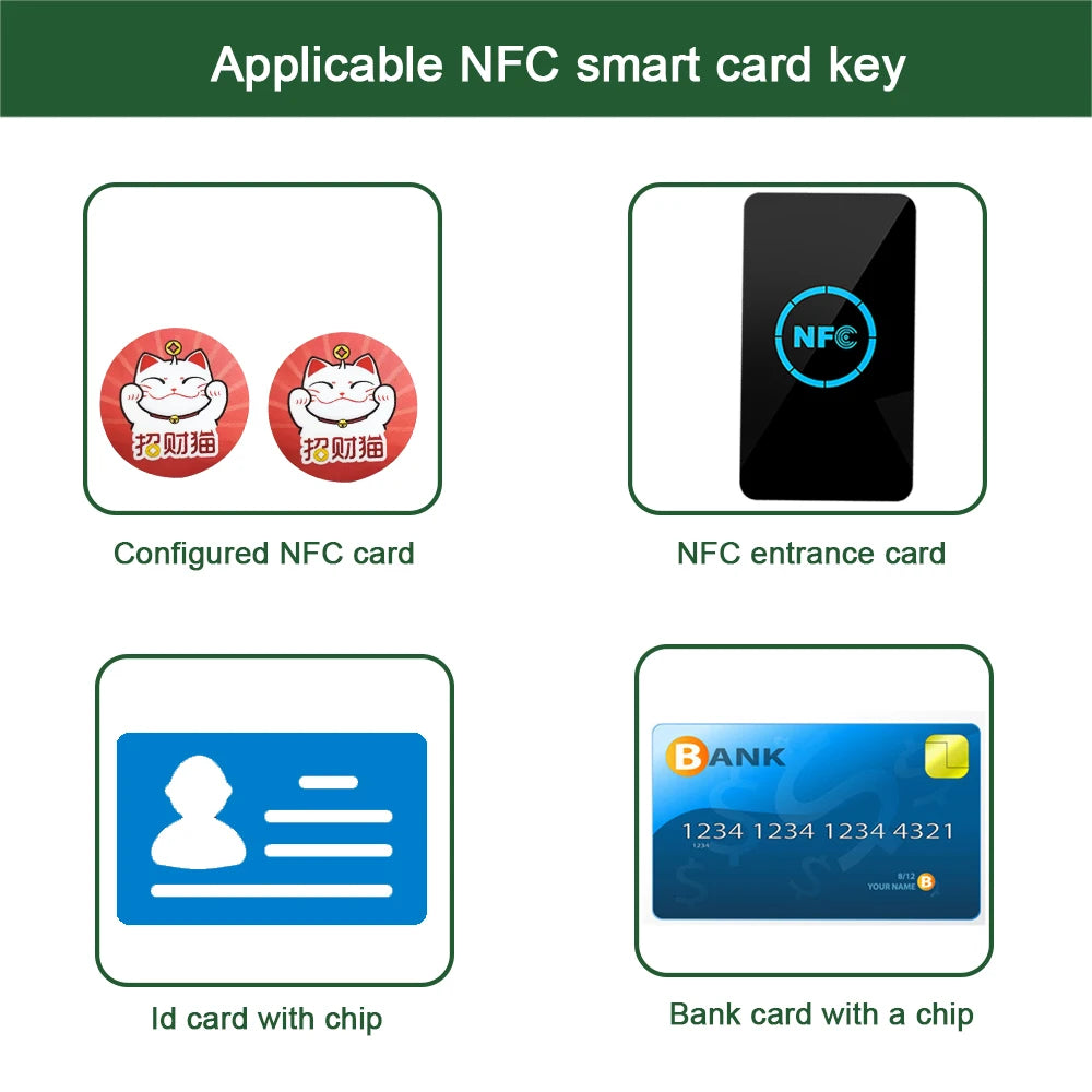 NFC mobile phone watch modified car NFC keyless access system smart digital key matching mobile phone Bluetooth remote control Vue