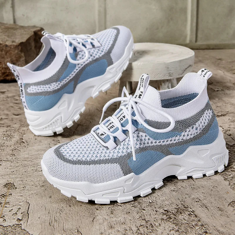 Women's Breathable Mesh Chunky Sole Casual Sneakers Casual Sneakers Vue