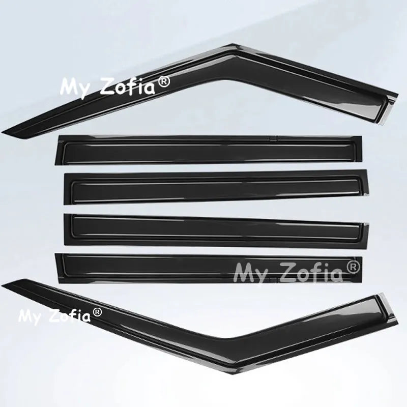 Car Side Window Visor Awning Shelter Sun Rain Deflector Guard Weather for BYD Ti7 Leopard Titanium 7 2025 2026 Accessories Vue