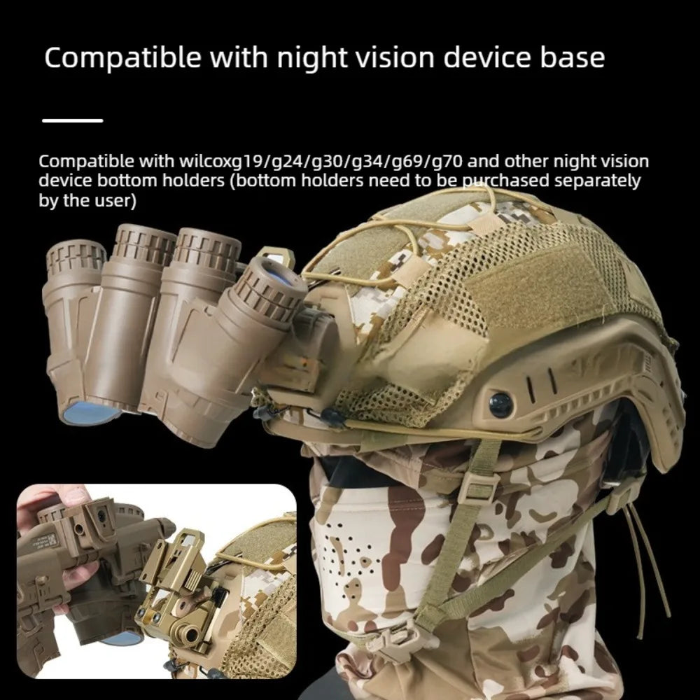 GPNVG18 Four-barrel Four-eye Night Vision Device Model, Military Fan Tactical Helmet Accessories COS Props Vue