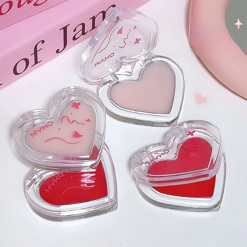 Love Heart Water Light Shimmer Cream Multiuse Natural Rose Pink Blush Clear Transparent Face Brighten Contour Body Highlighter Vue