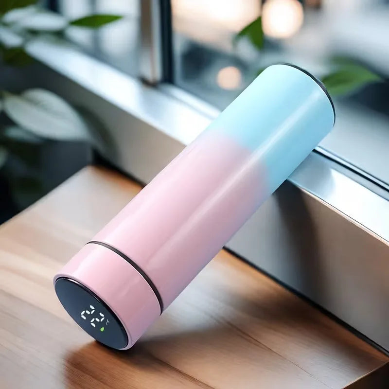 Smart Touch Temperature Display Vacuum Insulated Cup Stainless Steel Gradient Color for Christmas Gift Travel Sports Drinkware Vue