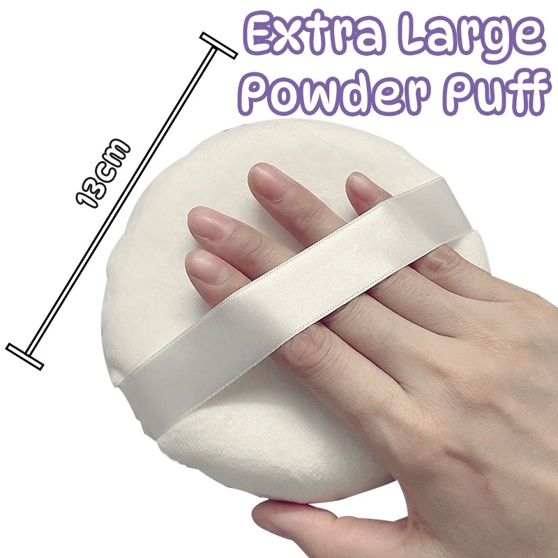 Neck Arm Lotion Multi-functional Puff 13cm Extra Large Powder Puff Setting Powder Puff Body Powder Puff make up accessories Vue