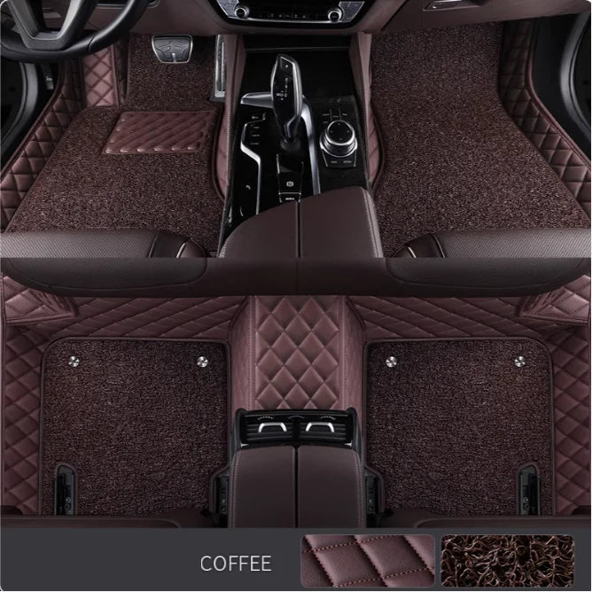 Double layer 5D Custom Car Floor Mats For Audi A3 Convertible 2008-2023 Years Auto Carpets Foot liners car Accessories voiture Vue