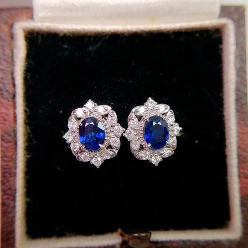 Huitan Cubic Zirconia Stud Earrings – Elegant Women's Fashion Stud Earrings Vue