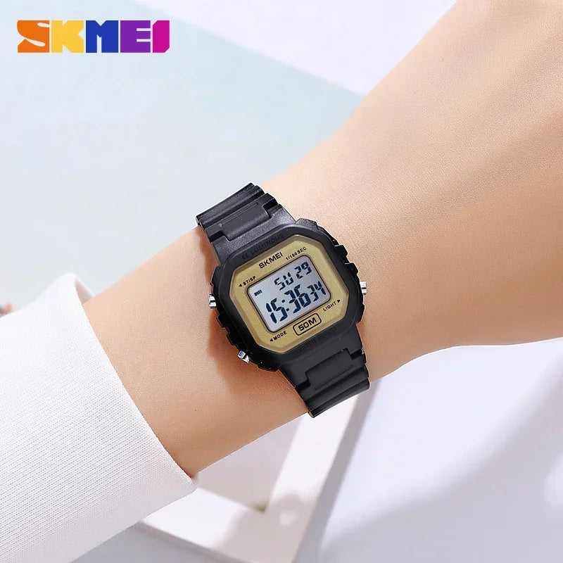 SKMEI 2326 Women's LED Digital Sports Watch – Waterproof Women's Digital Watch Vue