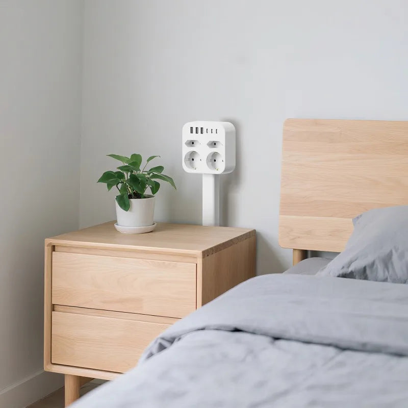 4 Styles Electrical Outlet Extender Plug Wall Outlet Extender Extendable Wall Socket Rotatable Folding Portable Power Socket Vue