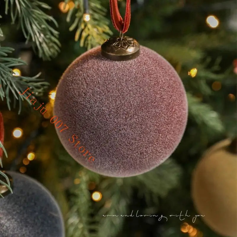 Shatterproof Velvet Christmas Ball Ornaments – 9-Piece Set Christmas Ball Ornaments Vue