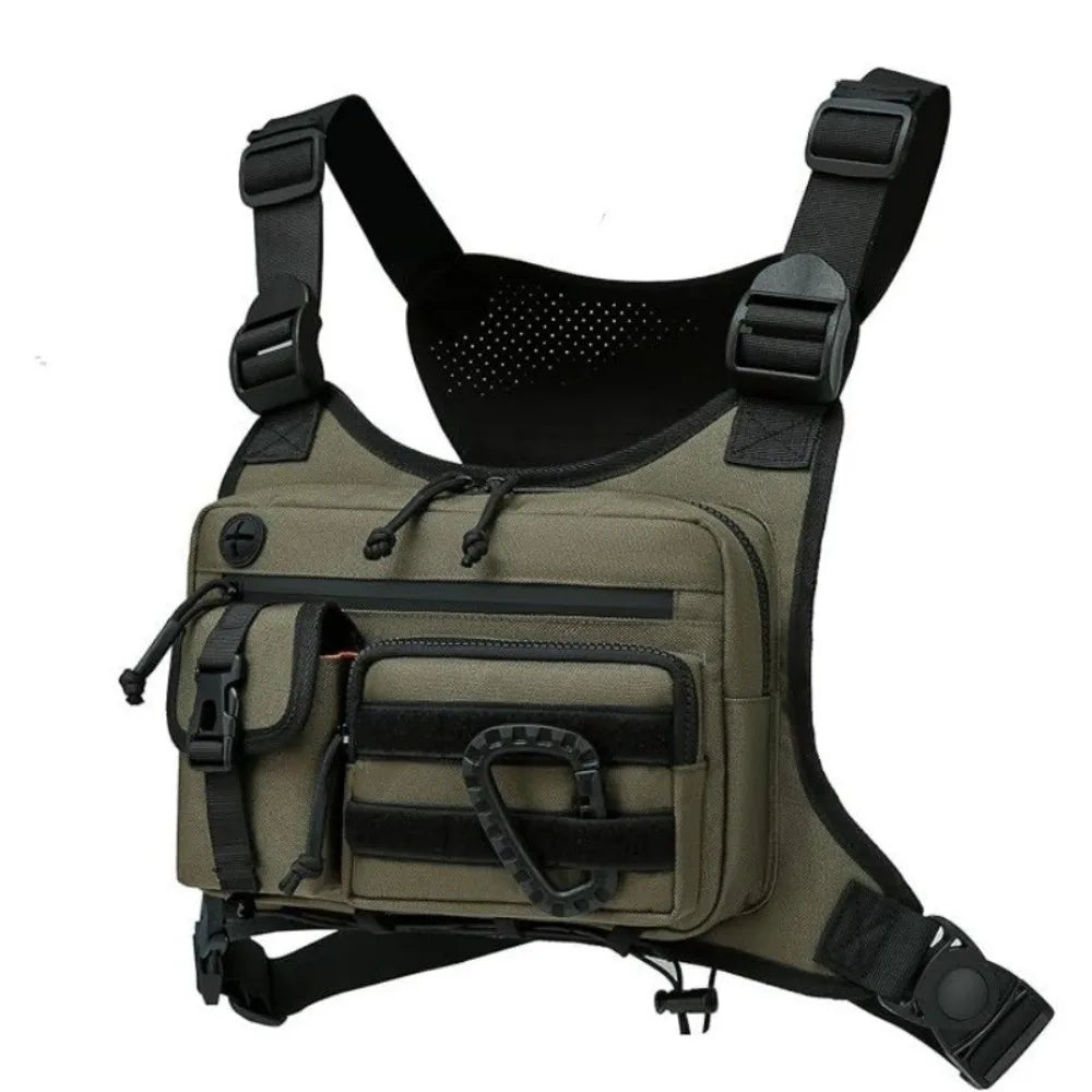 Spot Outdoor Tactical Chest Bag Running Riding Field Multifunctional Tactical Vest Vue A