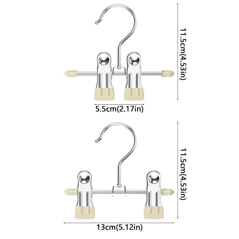 30pcs 360° Rotatable Clothes Drying Hanger Windproof Non-Slip Clothes Clips Double Clip Multi-Function Clothespins Vue