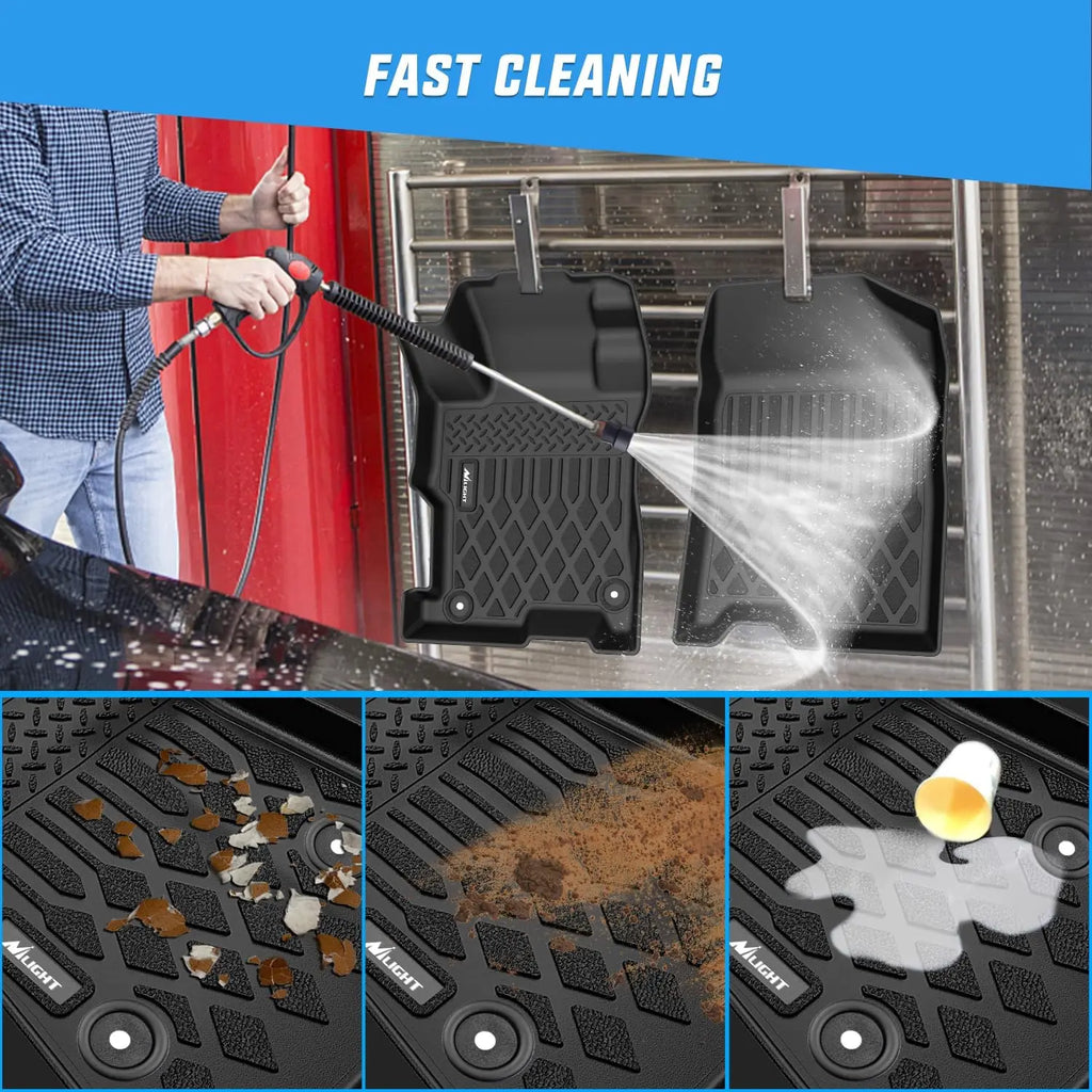 Nilight TPE Floor Mats for Honda Accord 2008 2009 2010 2011 2012 All Weather Custom Fit Heavy Duty Floor Liners Vue