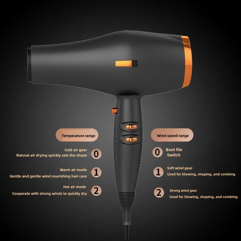 XMSJ 2400W Professional Negative Ion Hair Dryer | Salon Grade Professional Hair Dryer Vue