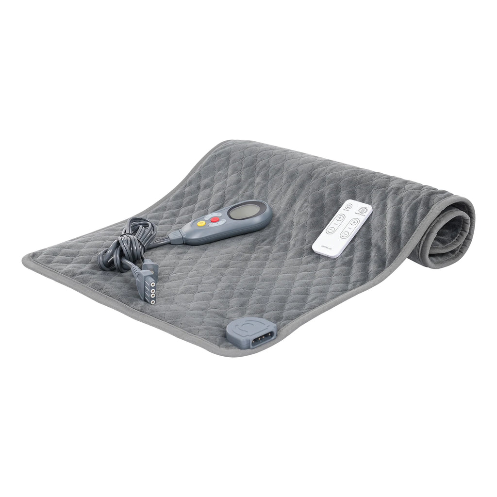 Electric Heating Pad 40×80cm | 6 Heat Levels, Remote & LCD Electric Heating Pad Vue