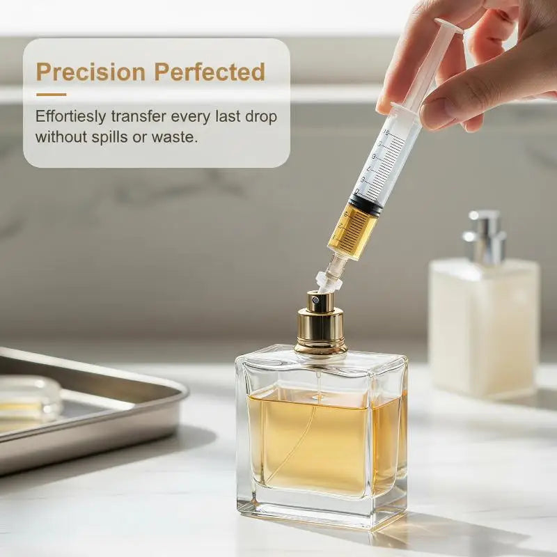 Universal Syringe Perfume Refill Adapter Needle Head Accurate Cosmetic Bottle Liquid Filling Tool Vue