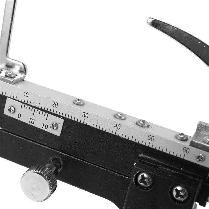ABKW-4X Microscope Attachable Mechanical Stage X-Y Moveable Caliper Vernier With Scale Vue
