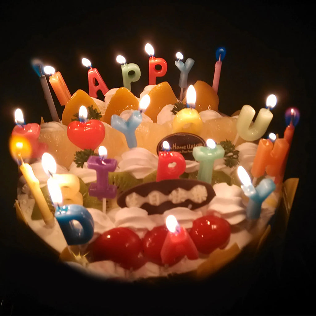 Color Frame Candles Novelty Decorations 6pcs/12pcs Super Bright Candles Environmentally Friendly Paraffin Wax for Party Festive Vue