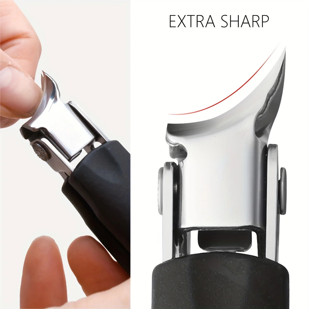 7pcs Modern Stainless Steel Nail Clipper Pedicure Set, Long Handle Eagle Beak Nail Clipper, Men's and Women's Manicure Pedicure Vue