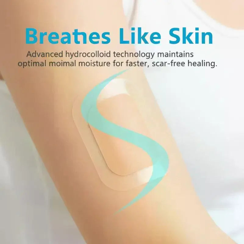 Hydrocolloid Self Adhesive Wound Dressing Waterproof Blister Patch Pressure Ulcer Bedsore Care Disposable Skin Protection Patch Vue