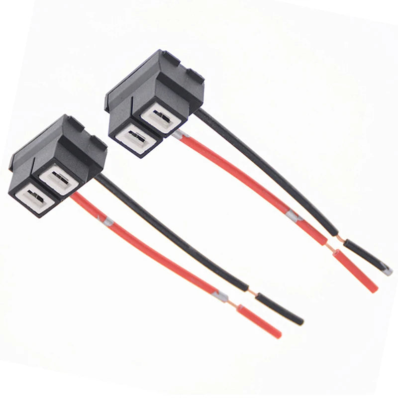 High Quality H7 Connector Auto Car Bulb Sockets Connectors Car Halogen Bulb Socket Power Adapter Plug Connector Wiring Harness Vue