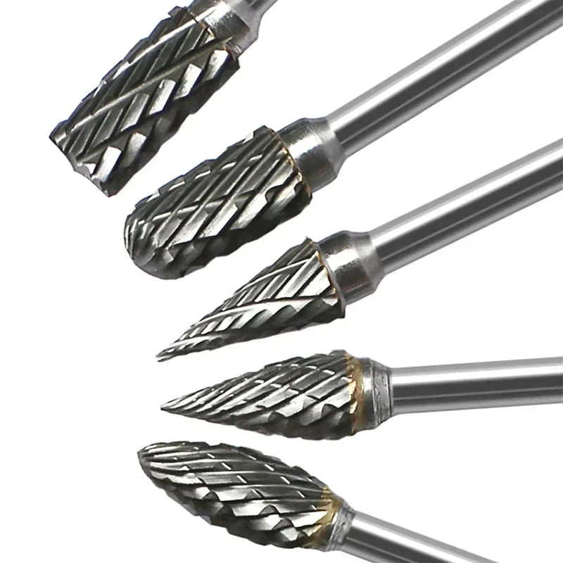 Carbide Burr Grinding Head for Rotary Tool & Mini Drill | NEWONE Carbide Burr Bit Vue