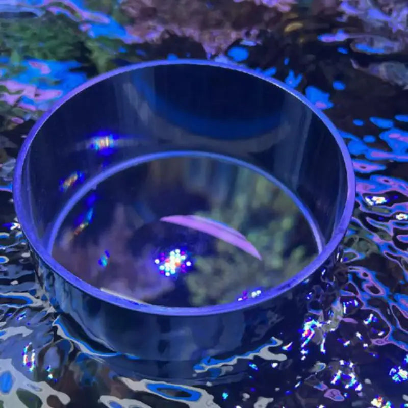 1pc Viewing Mirror Aquarium Coral Magnifying Glass Fish Tank Glass Cleaning Marine Reef Tank Fittings 3x Optical Magnification Vue