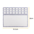 Non Slip Felt Bead Mat Boards with Centimeter Alphabet Scale Making Beads Tray for DIY Craft Projects Vue L