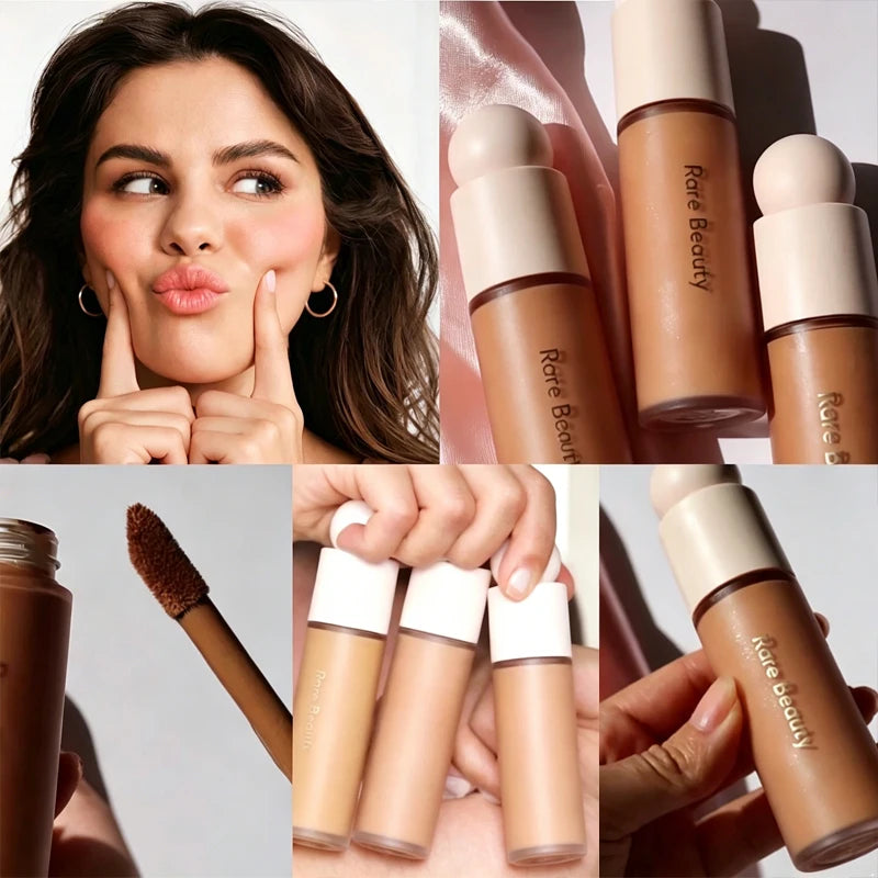 Rare Beauty Matte Touch Weightless Foundation Liquid Blendable Covers Flaws Dark Circles Freckles Acne Coverage Face Base Makeup Vue