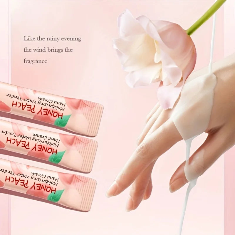 Honey Peach Moisturizing and Hydrating Hand Cream, Portable Moisturizing Stick, Hand Cream, Face Cream, Body Cream, Suitable as Souvenirs and Gifts Vue