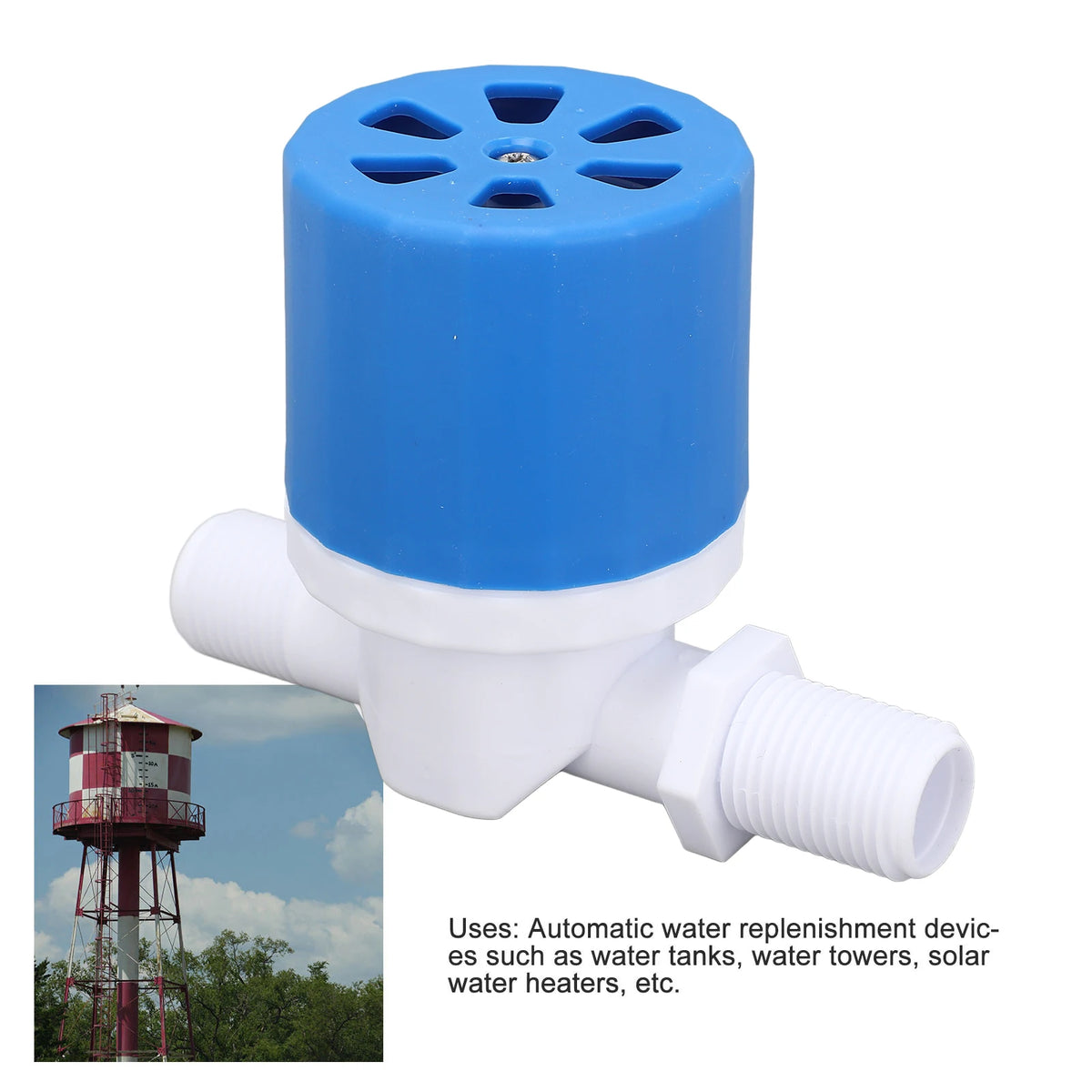 Automatic Valve Water Level Control Inner Installation Energy Saving for Solar Water Heater Water Inlet Valve Vue