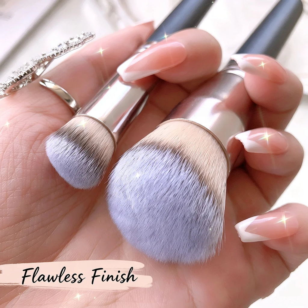 Mini Concealer Makeup Brush, Round Dome Head, Soft Dense Bristles, Ideal for Spot Concealing, Blending Under Eye Foundation Vue