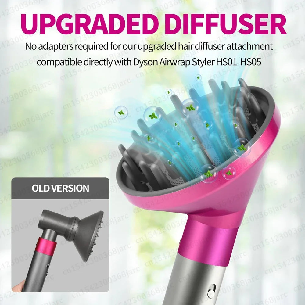 Hair Curler Nozzle Attachments for Dyson Airwrap HS01 HS05 Hair Styling Attachment Vue