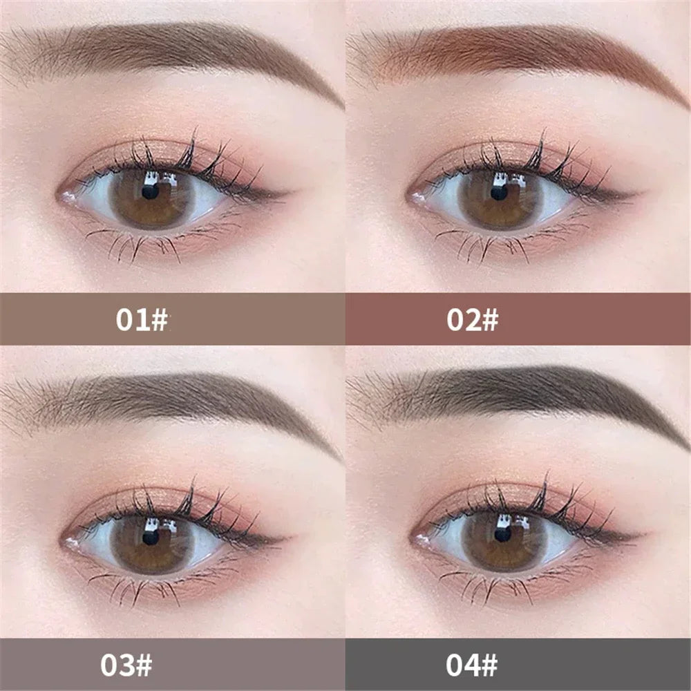 Novo Color Double Eyebrow Pencil with Brush Waterproof Lasting Extremely Slim Sketch Eye Brow Tattoo Pen Eye Makeup Cosmetic Vue