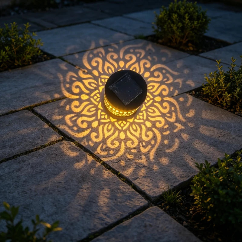 Outdoor Solar Fence Light IP65 Metal Yard Wall Lamp for Outdoor Garden Deck Steps Wall Home Decor Festive Atmospheres Vue